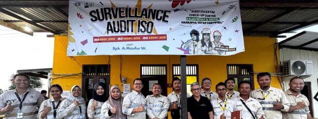 PT BAR Berhasil Melaksanakan Audit Surveillance ISO Ke-1